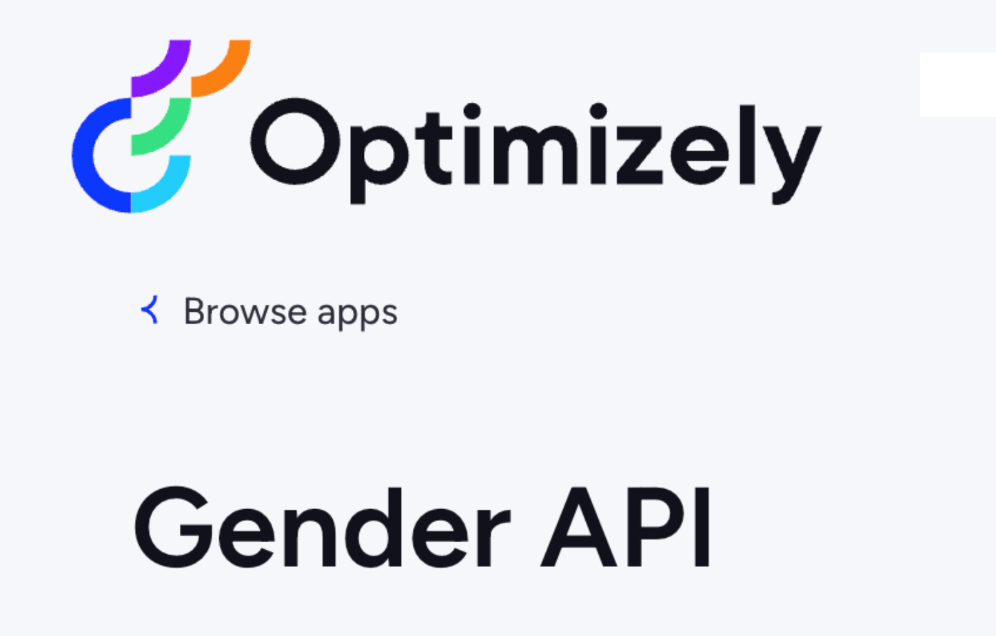 Gender-API.com Optimizely integration 