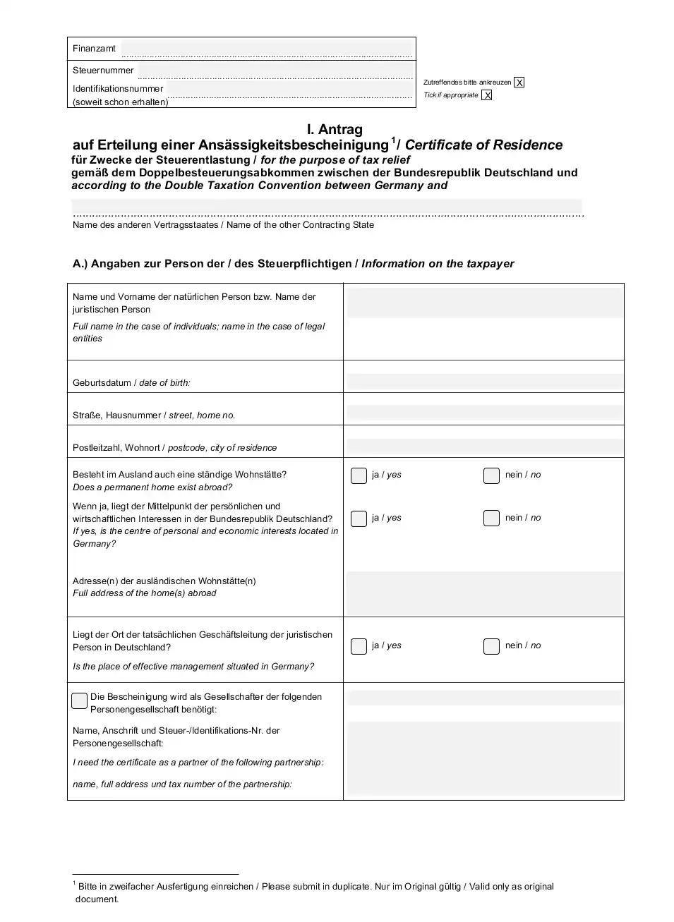 Screenshot Certificate Of Resicence